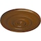 Ekena Millwork Dylar Ceiling Medallion (Fits Canopies up to 6 1/4"), Hand-Painted Smokey Topaz, 30"OD x 2 1/4"P CM30DYSTF - alternate 3